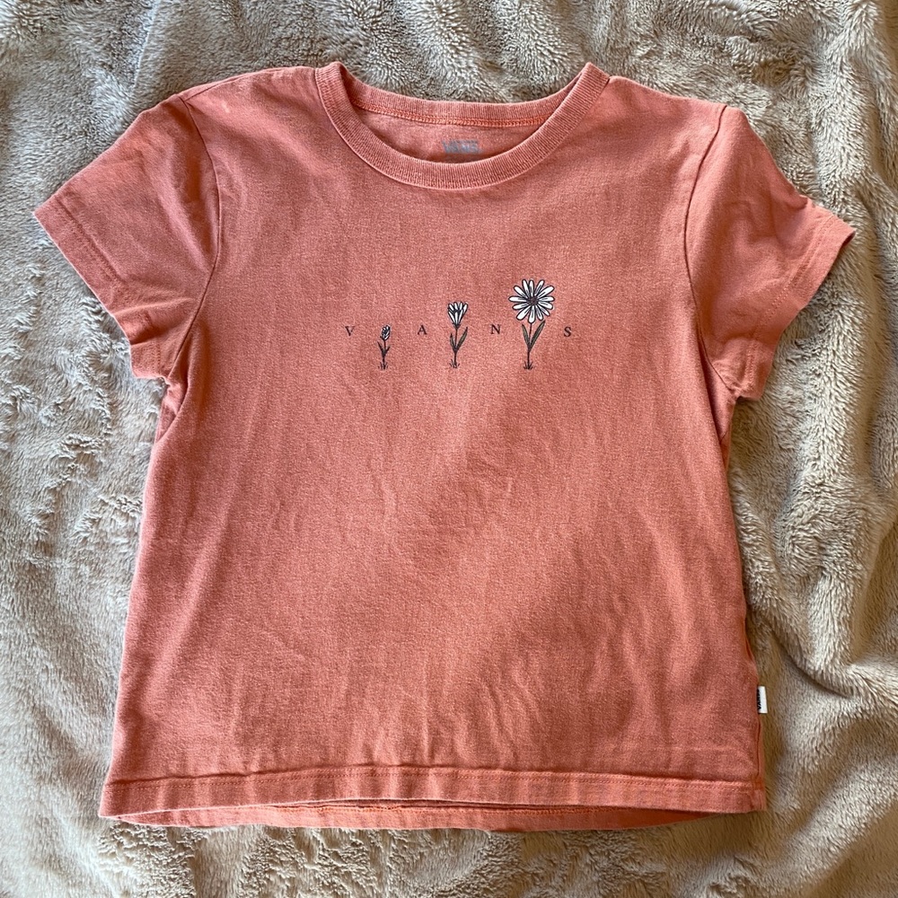 Vans Crop Top T-Shirt Size Medium